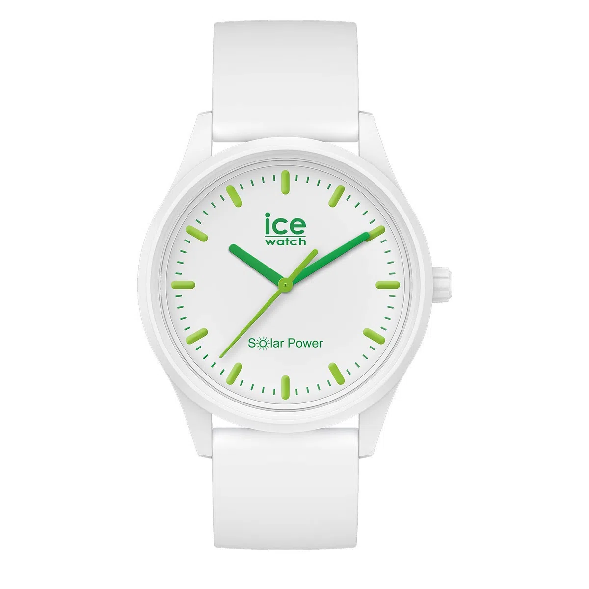 Ice-Watch - ICE solar power Nature - Reloj blanco para Mujer con Correa de Silicona