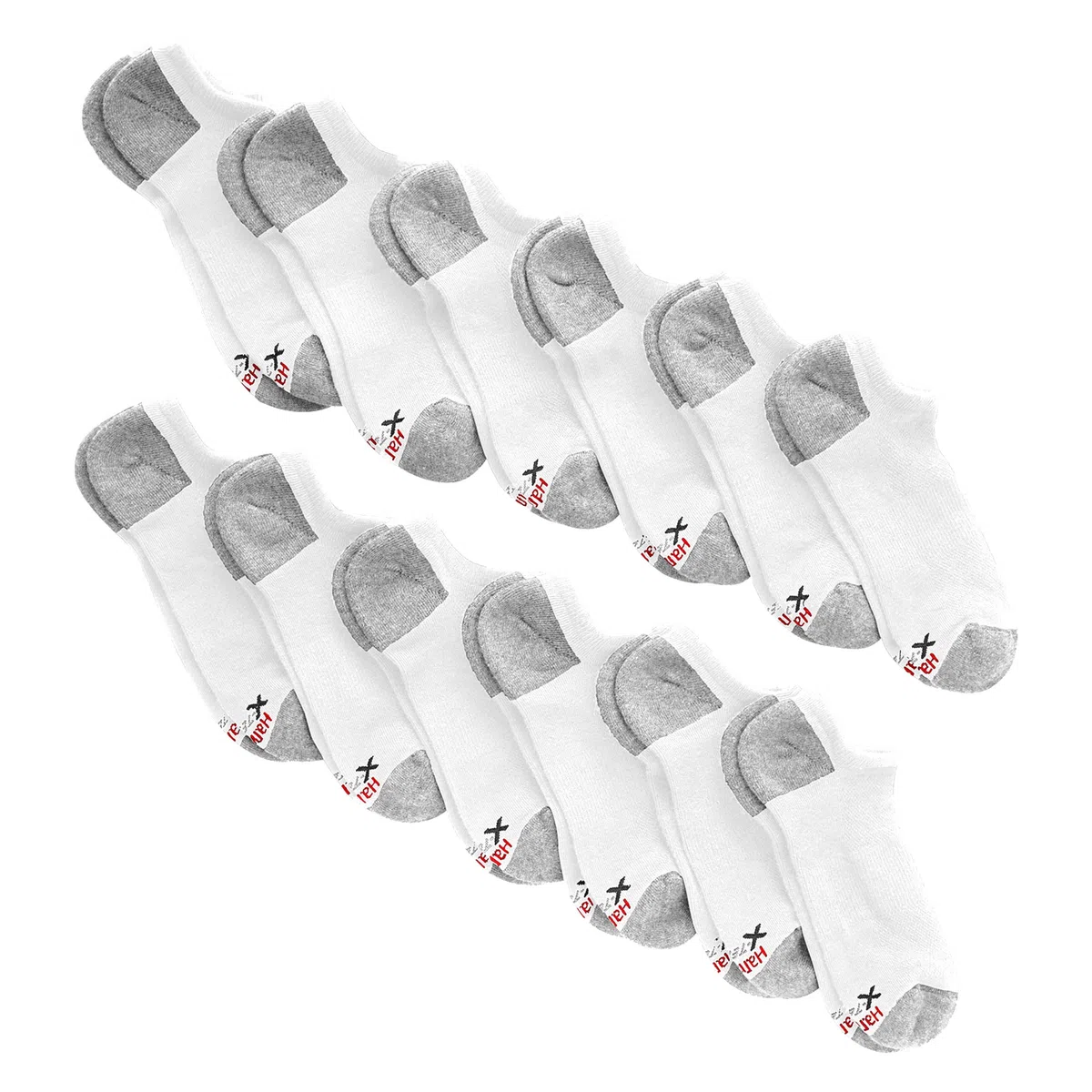 Hanes X-temp Herrensocken, Leicht, Niedrig Geschnitten Und Ohne Show, 12er-pack Calcetín casual Hombre (Pack de 12)