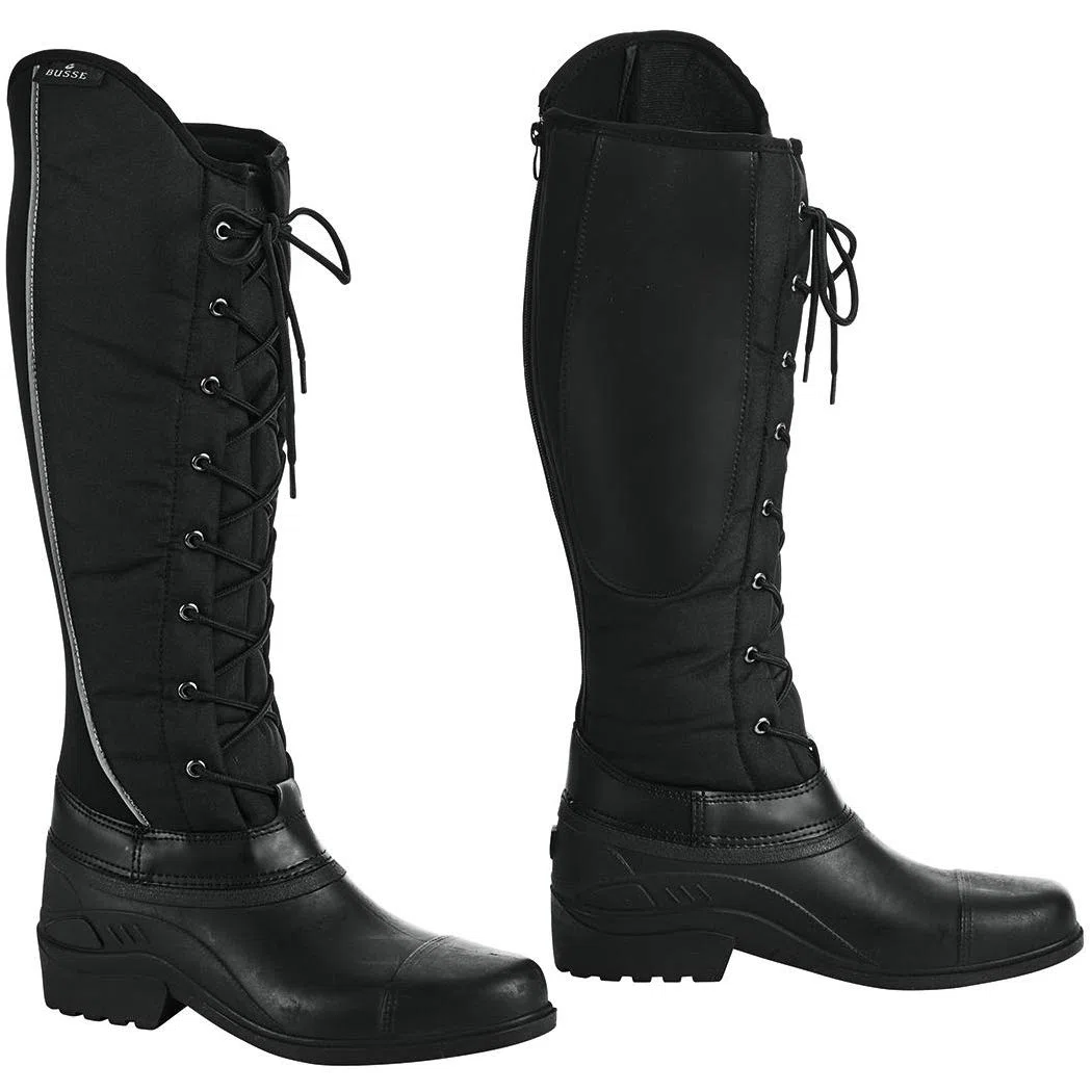 Busse Edmonton - Botas térmicas de equitación, impermeables, color negro, Negro , 39 EU