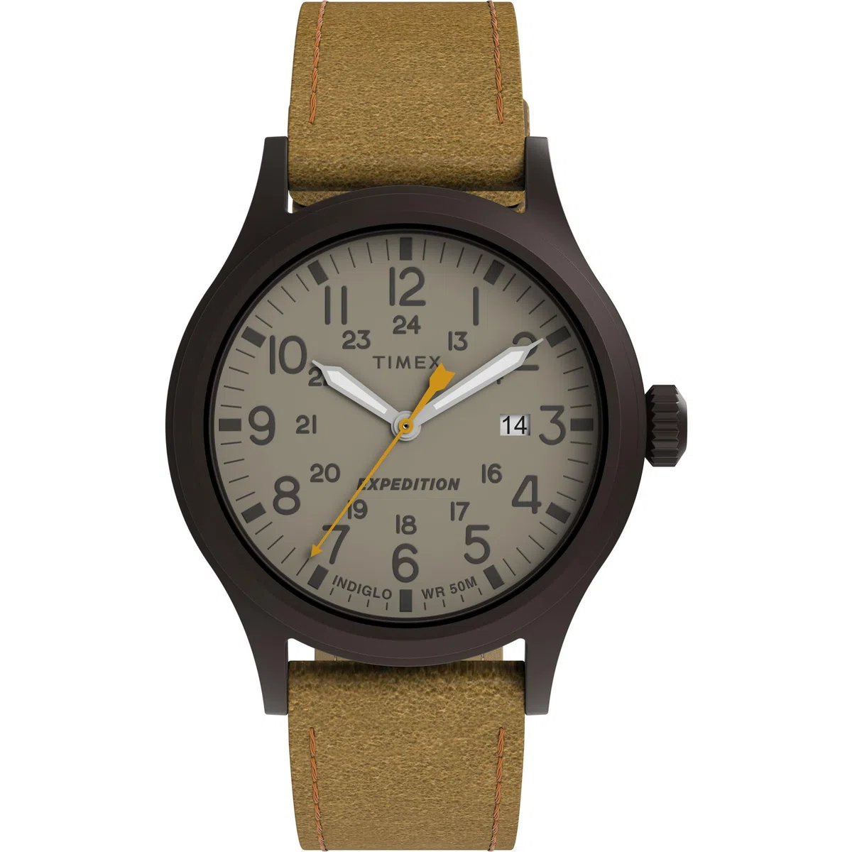Timex Expedition Scout - Reloj analógico para hombre de 40 mm, manecillas luminosas, correa ajustable duradera y cómoda, tiempo de 24 horas, resistente al agua hasta 50 m