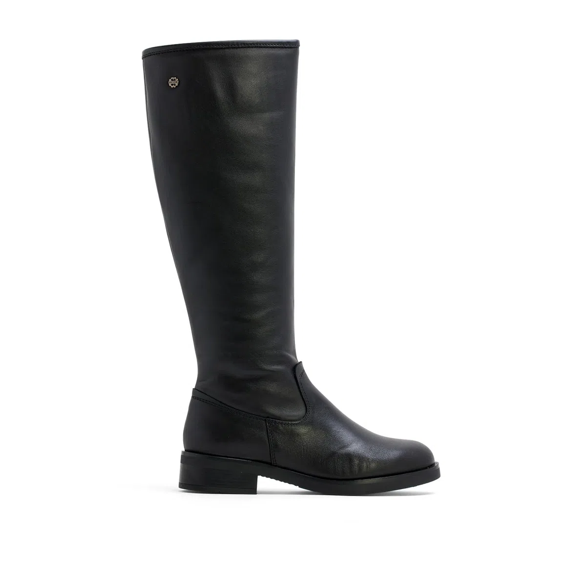 Porronet Botas altas de piel con cremallera belén Mujer | Piel auténtica, tacón de 3,5 cm, cierre de cremallera, suela antideslizante, hechas a mano en España, para invierno