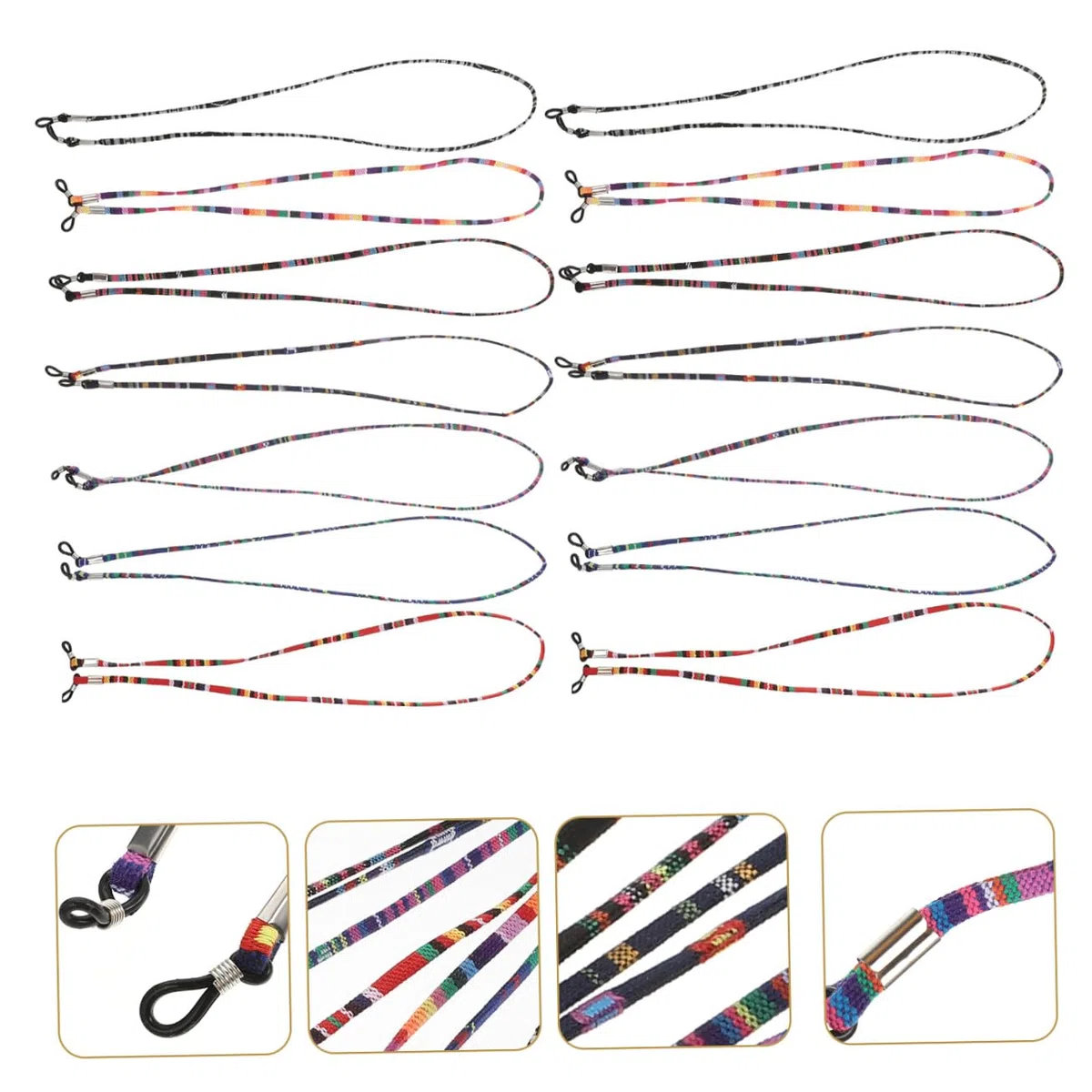 SOIMISS Gafas De Cuerda Colgador De Gafas Anti Pérdida Cadena Para Colgar Gafas Cadena Colgante Gafas Colgando Cadenas Gafas Colgando Cuerda Poliéster Algodón