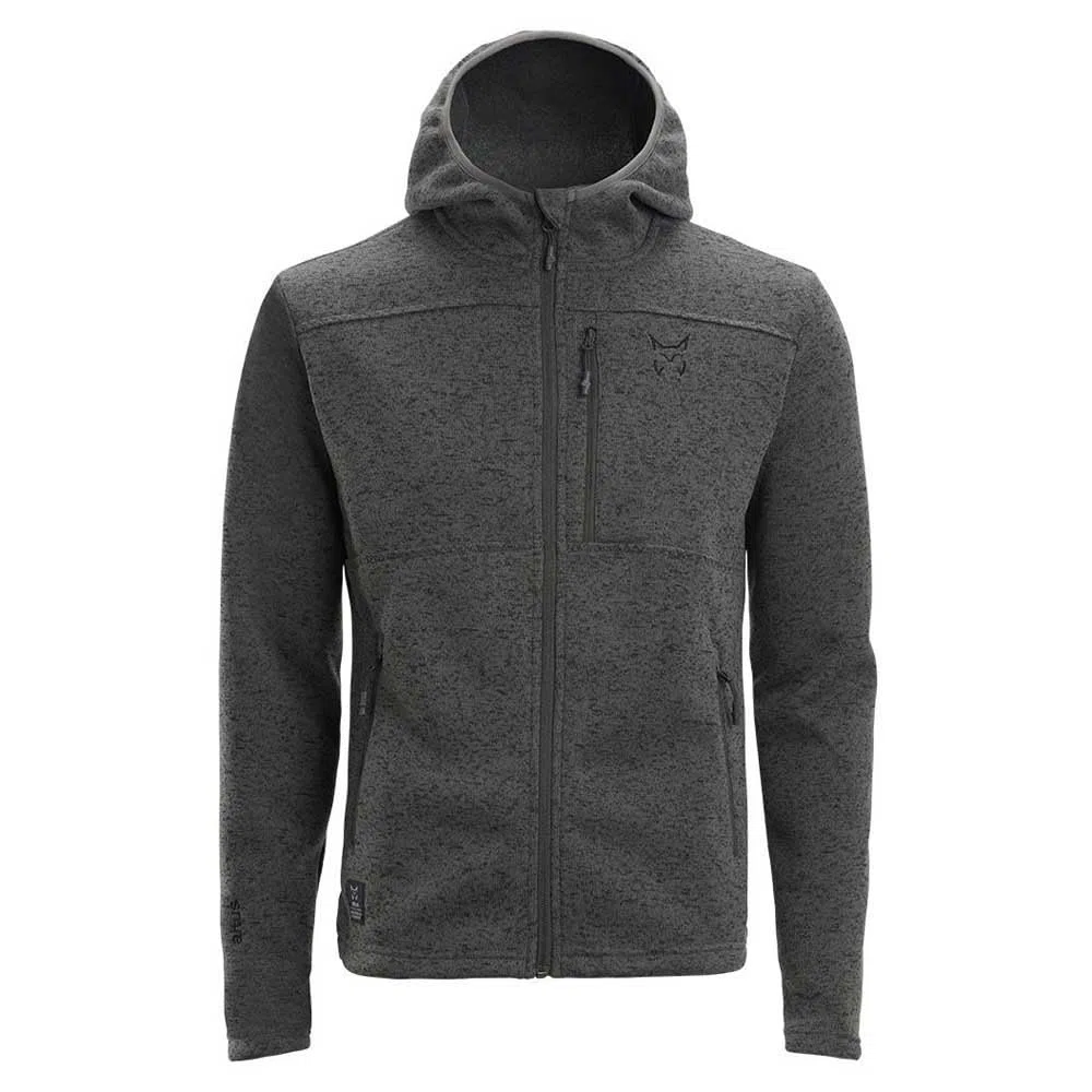 Chaqueta de punto con capucha C: GRIS T: S