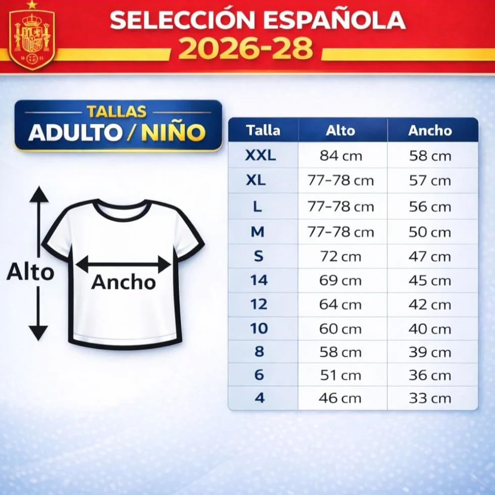 Champion's City Selección Española Kit Mundial 2026-2028 Camiseta y Pantalon Pedri 20, Color Blanco y Granate, Conjunto Futbol Infantil