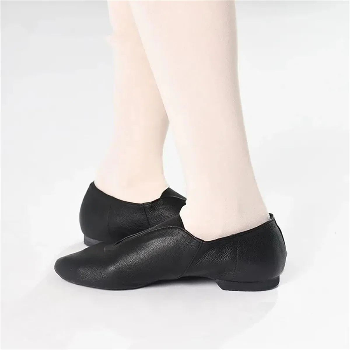 Slip On Dance Jazz Zapatos de Baile Bebé Niño Adulto Mujeres Hombres Vientre Moderno Ballet Gimnasio Jazzy Zapatillas para Presentaciones en el Escenario(Black,34)