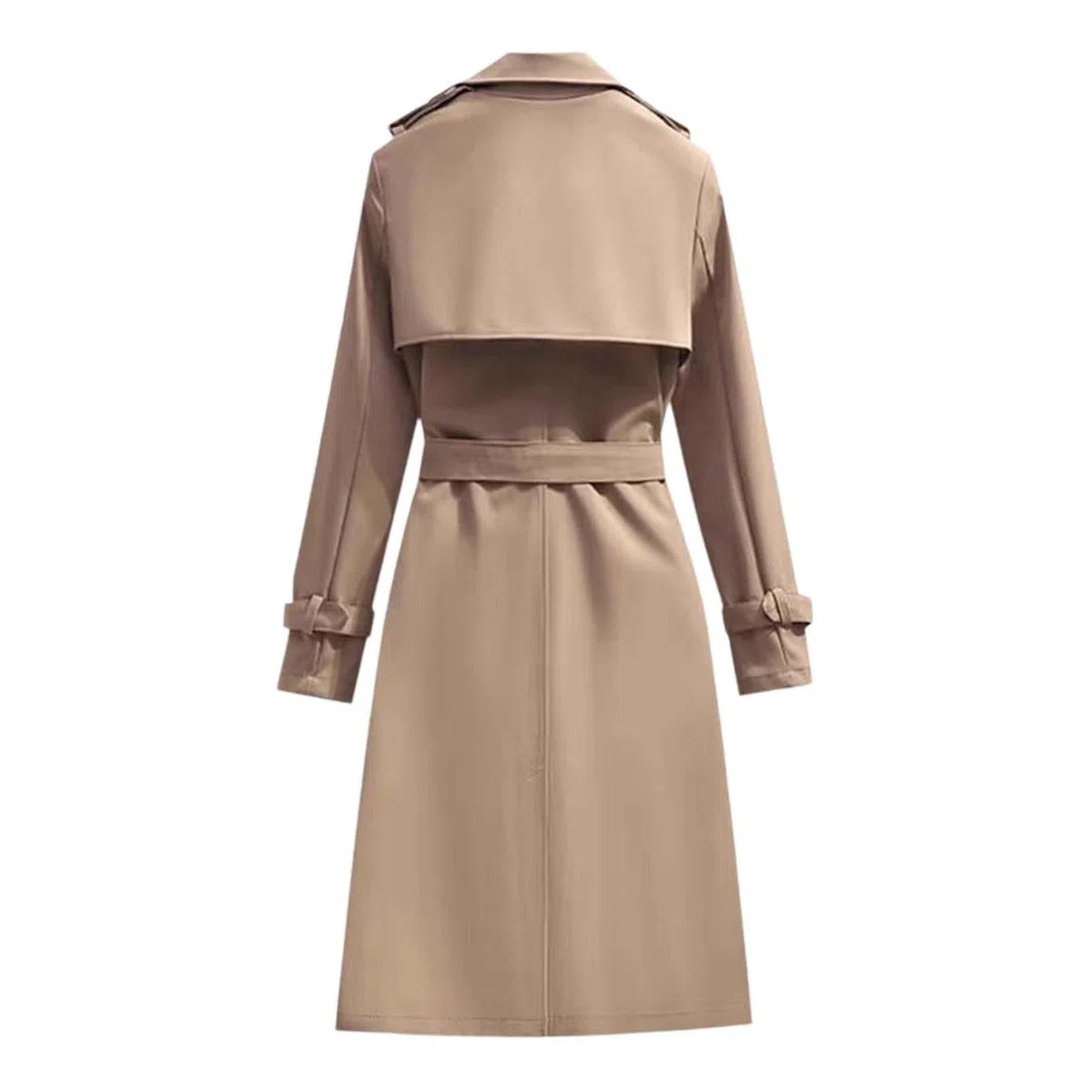 Abrigo de mezcla elegante y cálido para mujer chaqueta casual versátil invierno prenda exterior básica moda informales formales