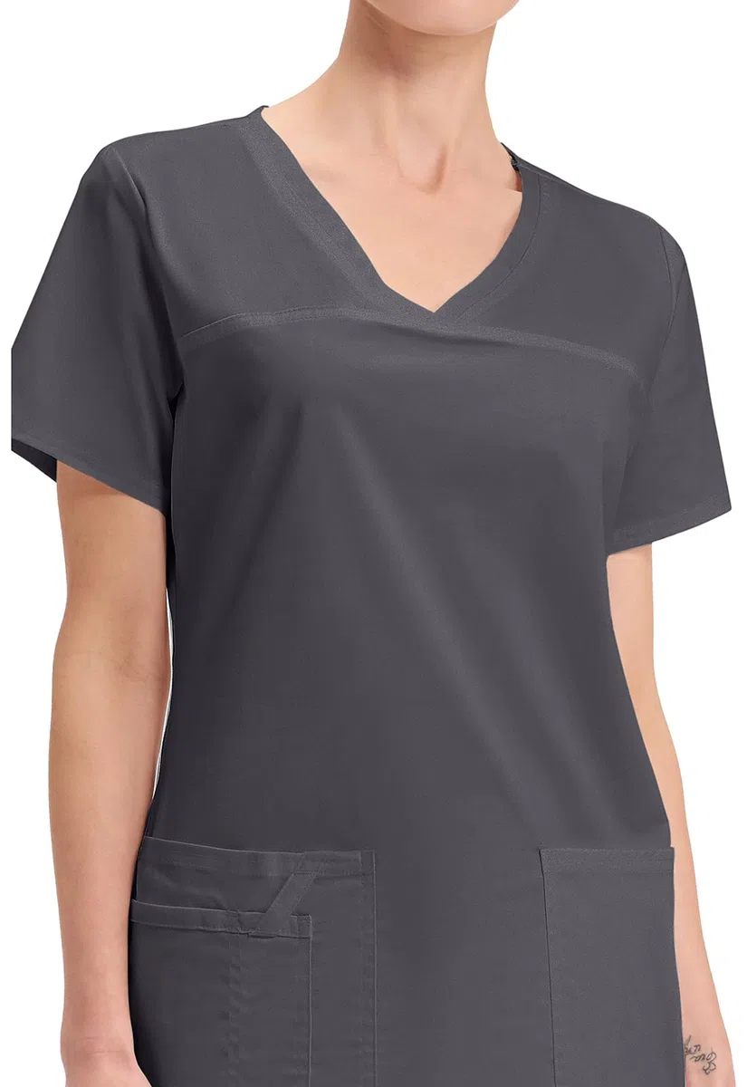 Cherokee Workwear Core Stretch V-Neck Scrubs Shirt Camisa de Traje médico para Mujer