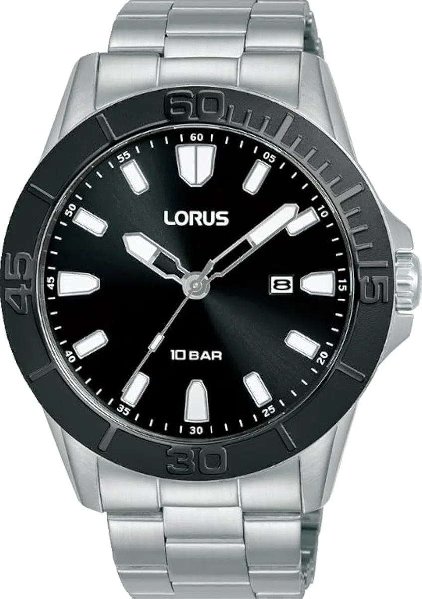 Lorus Reloj Analógico de Cuarzo para Hombre con Pulsera de Acero Inoxidable