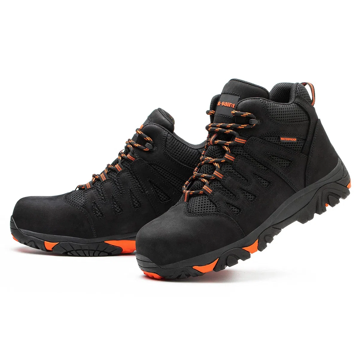 Para hombre Impermeables Botas Senderismo Nobuk Zapatos | Cuero Auténtico