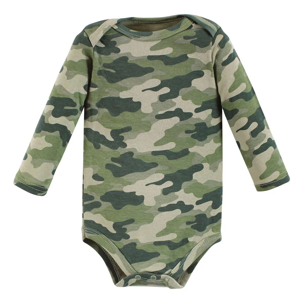 Hudson Baby Unisex Baby Cotton Long-Sleeve Bodysuits, Animal Adventure 7-Pack, Preemie