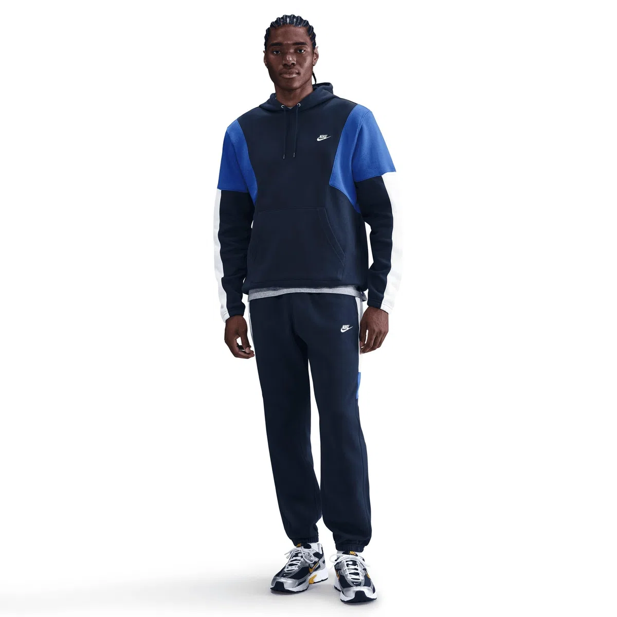 NIKE M Nk Club Fleece Hded Track Gx M NK CLUB FLEECE HDED TRACK GX Bebé-Niñas (Pack de 1)