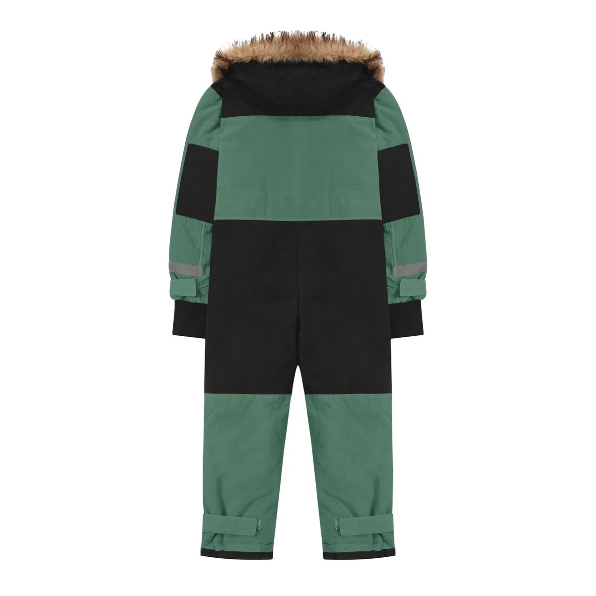 Mono de invierno para bebé Traje nieve Mameluco Abrigo Algodón Desmontable Capucha Ropa Footed Peleles Chaqueta con Pies