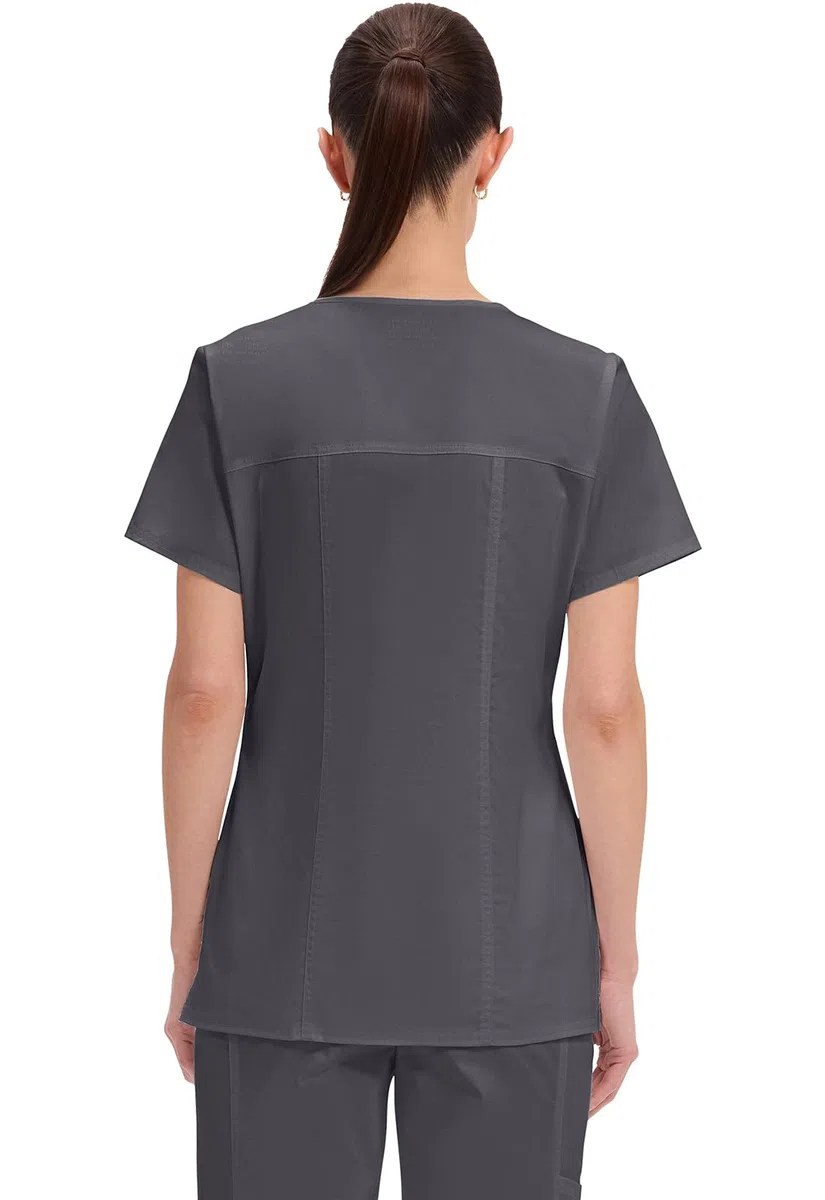 Cherokee Workwear Core Stretch V-Neck Scrubs Shirt Camisa de Traje médico para Mujer