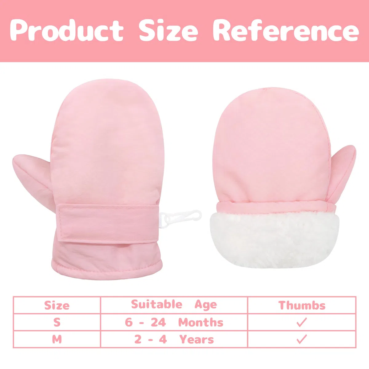 Olreco - Manoplas impermeables para niños pequeños, guantes de nieve para niños, guantes de nieve para niños, guantes de bebé, manoplas de invierno, para niños pequeños y niñas