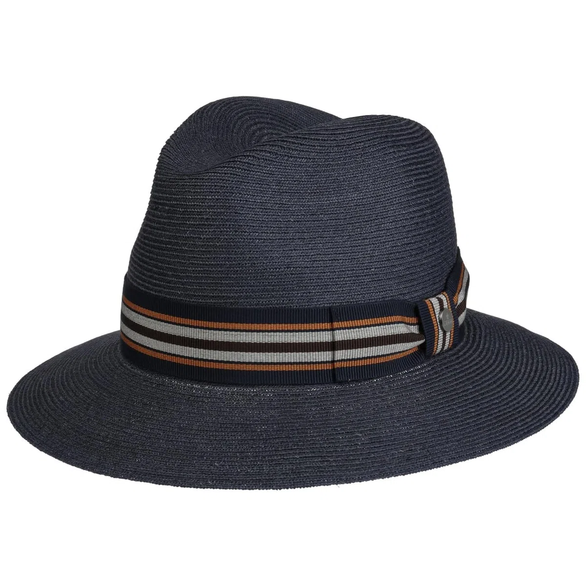 Lierys Sombrero de Cáñamo Vintello Traveller Hombre - Sol Verano Paja con Banda Grosgrain Primavera/Verano