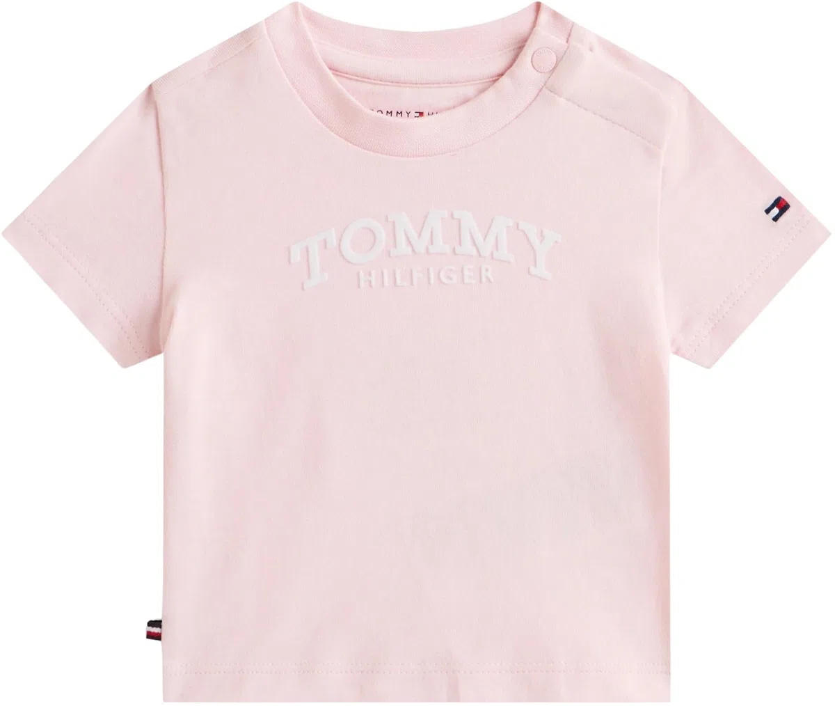 Tommy Hilfiger Newborn MONOTYPE Logo tee S/S KN0KN02146 Pink (Duchess Pink) 12 Month