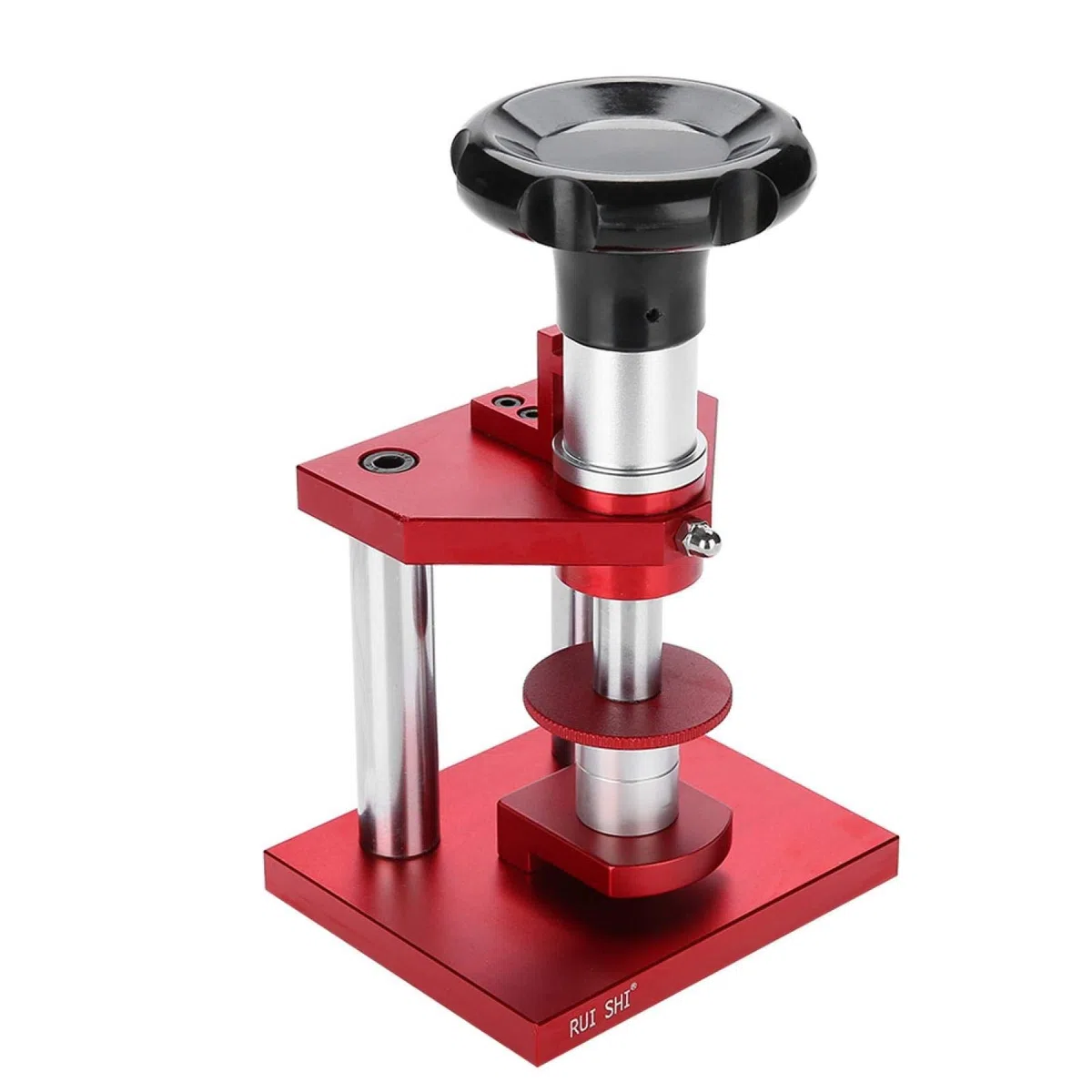 Herramienta de prensa de reloj con control completo de acero inoxidable + material de aluminio para 5500A / 5500C prensa para reloj prensa reloj Kits et outils de réparation