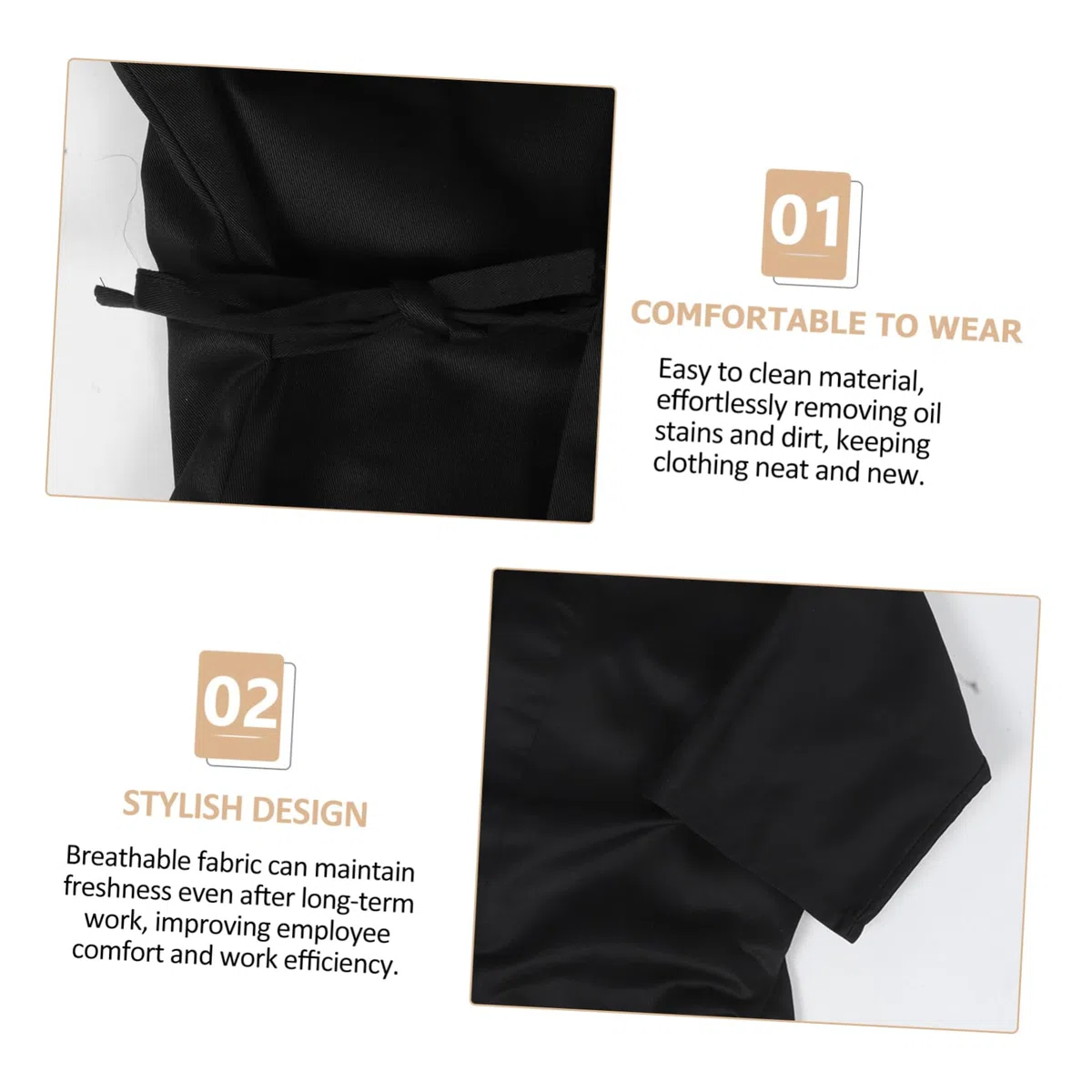 Baluue Ropa de Chef Japonesa Chaqueta Kimono para Sushi Bares Restaurantes de Cocina Material Refrescante