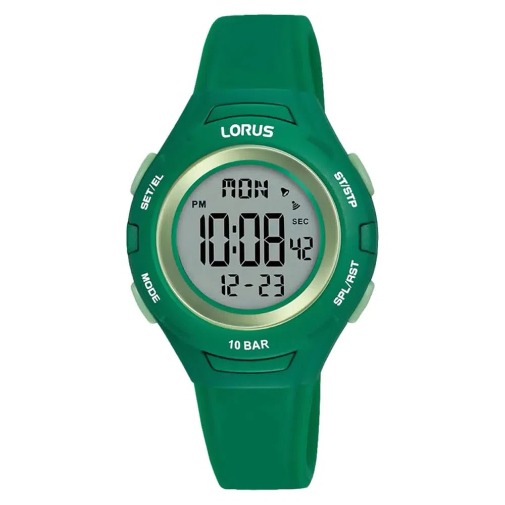 Lorus Reloj Infantil Digital de Cuarzo con Correa de Silicona
