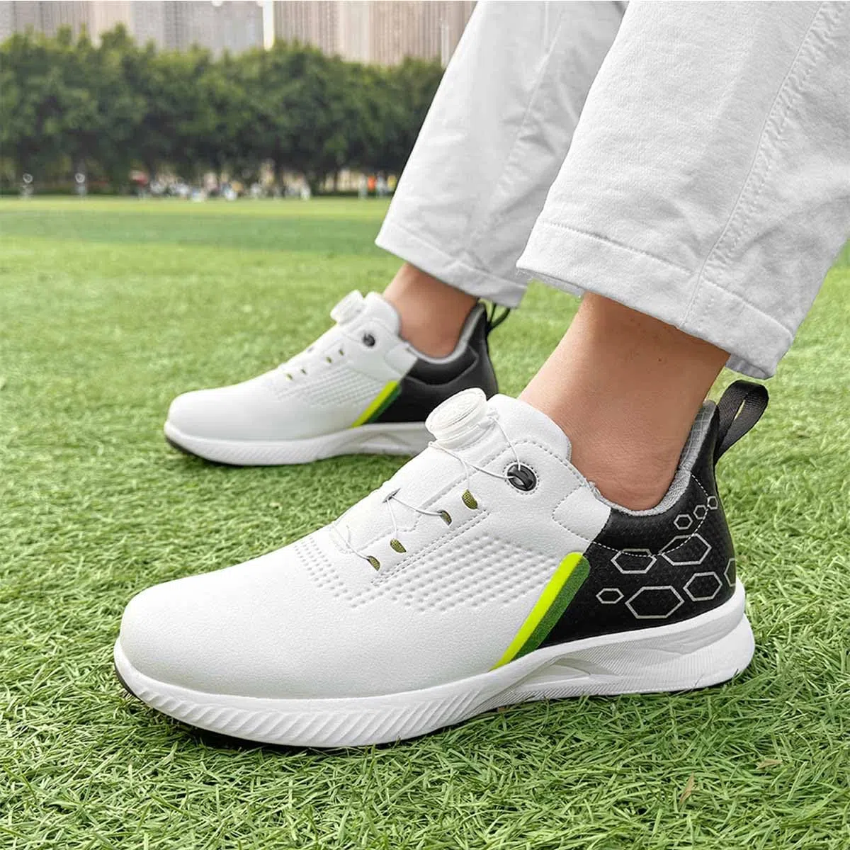 Zapatillas de Golf para Hombre, Impermeables, clásicas, sin Clavos