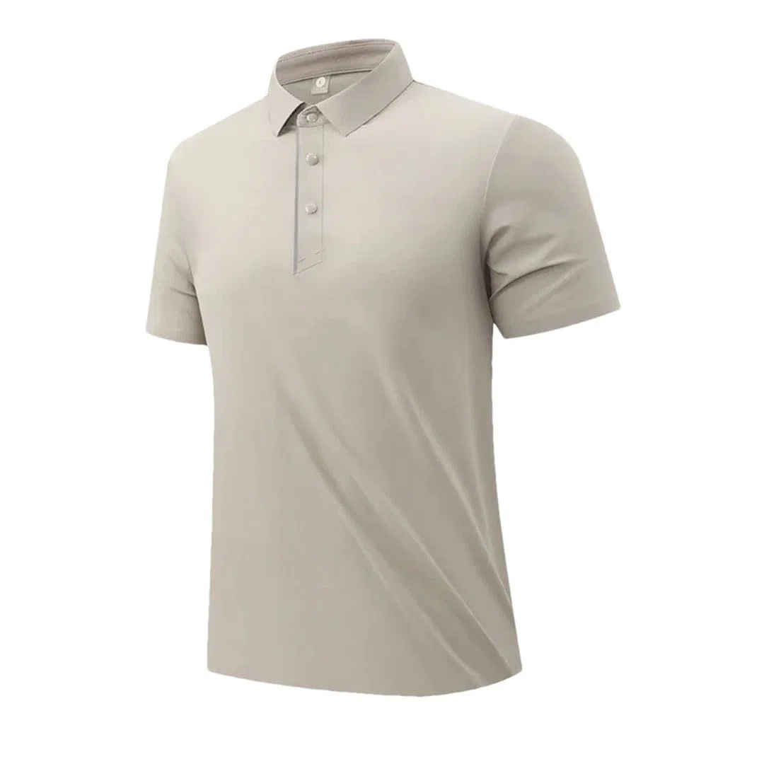 Polo de golf para hombre, manga corta, absorbe la humedad, camiseta deportiva de golf