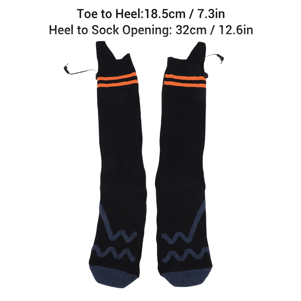 Calcetines calentados Calcetines térmicos de Invierno de Calentamiento rápido Recargables para Hombres y Mujeres