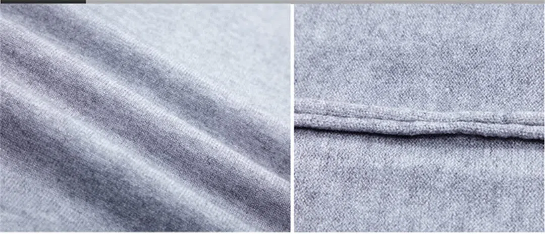 Hamthuit Suéter de cuello alto para hombre de invierno suéter de punto delgado suéteres de los hombres casuales elásticos de cuello alto suéteres