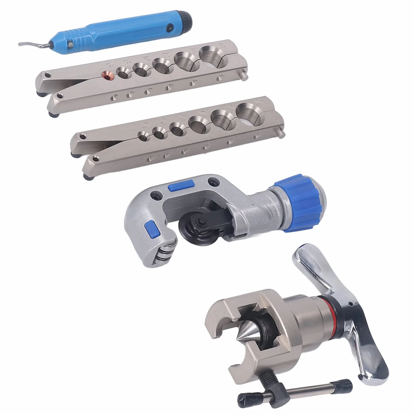 Aramox Kit de Abocinador de Tubería Pesado con Expansor Excéntrico,