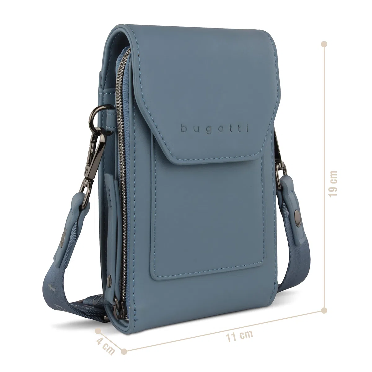 bugatti Almata Bolso para Movil Mujer Bandolera, Bolso Cartera