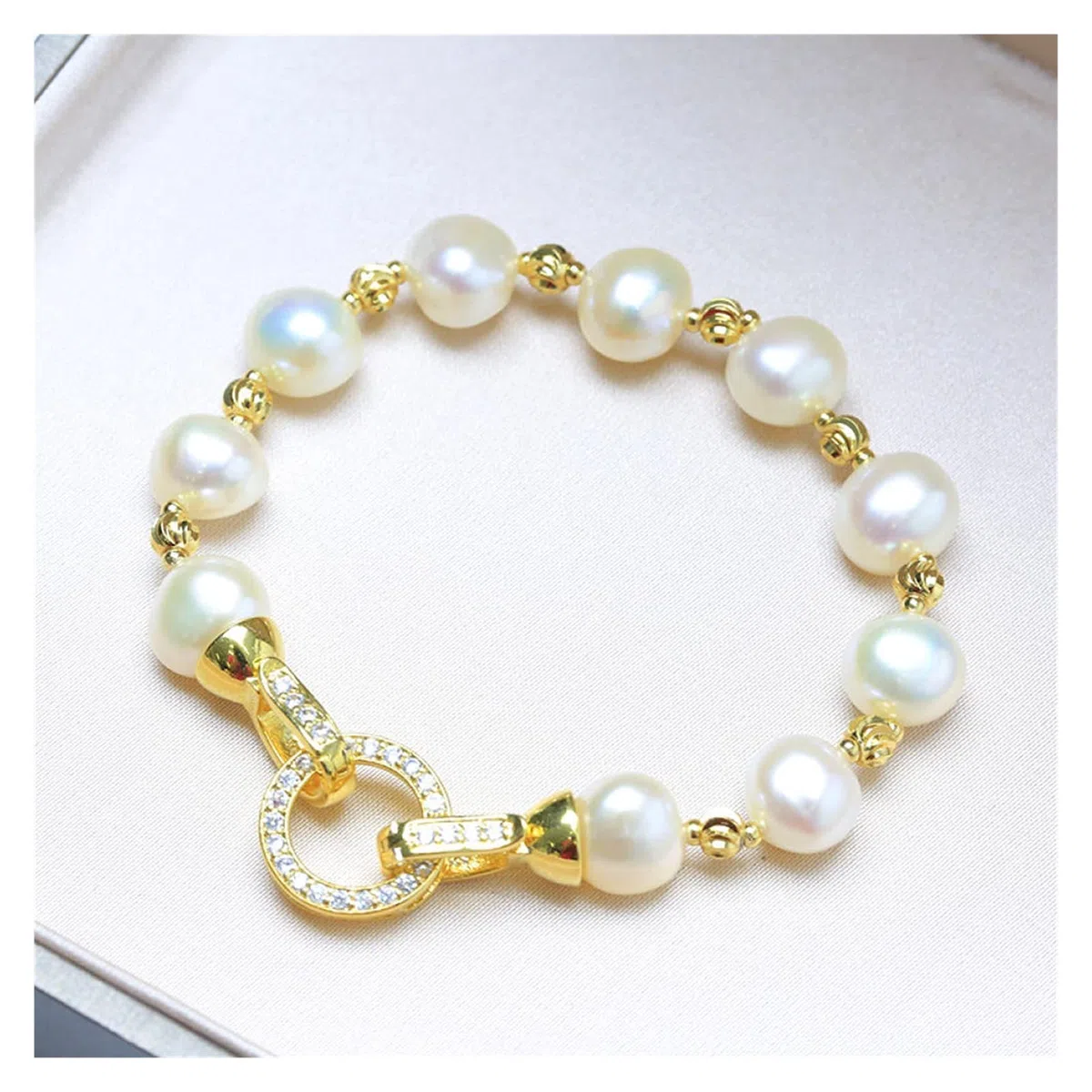 Pulseras para Mujer barrocas, Pulseras de Perlas Naturales de Agua Dulce, joyería de Perlas Irregulares de Colores Mezclados, Azul, 45cm
