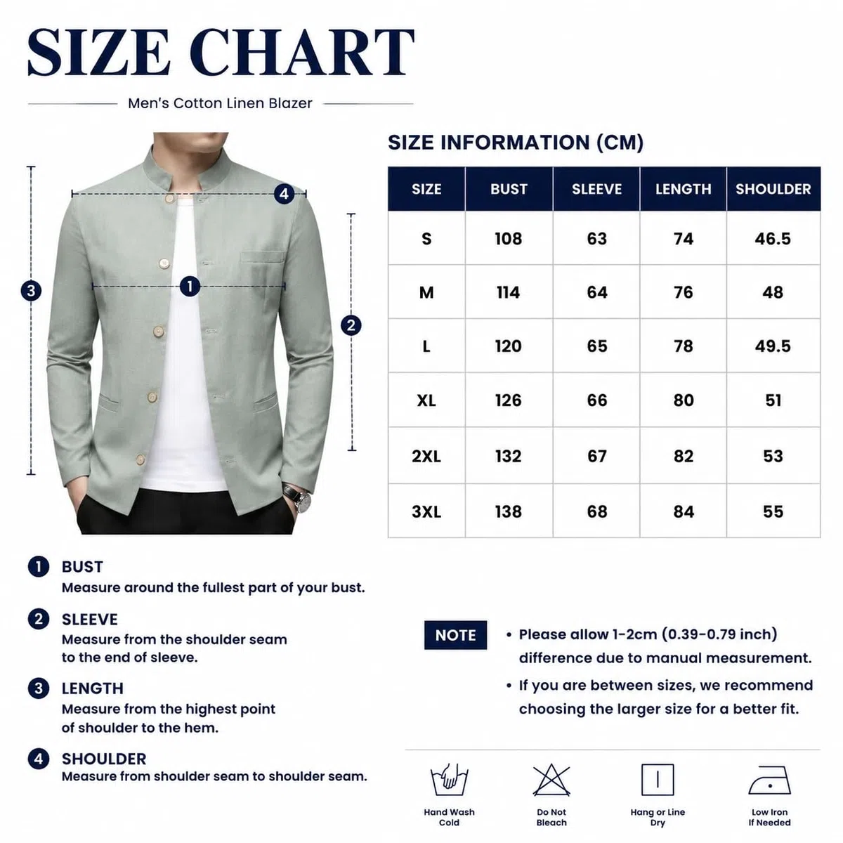 Blazer Casual De Lino para Hombre Chaqueta Ligera De Verano con Cuello Alto Y Estilo Mandarín. Chaqueta Deportiva Elegante E Informal para Hombre. Chaqueta De Traje Casual De Negocios para El Traba