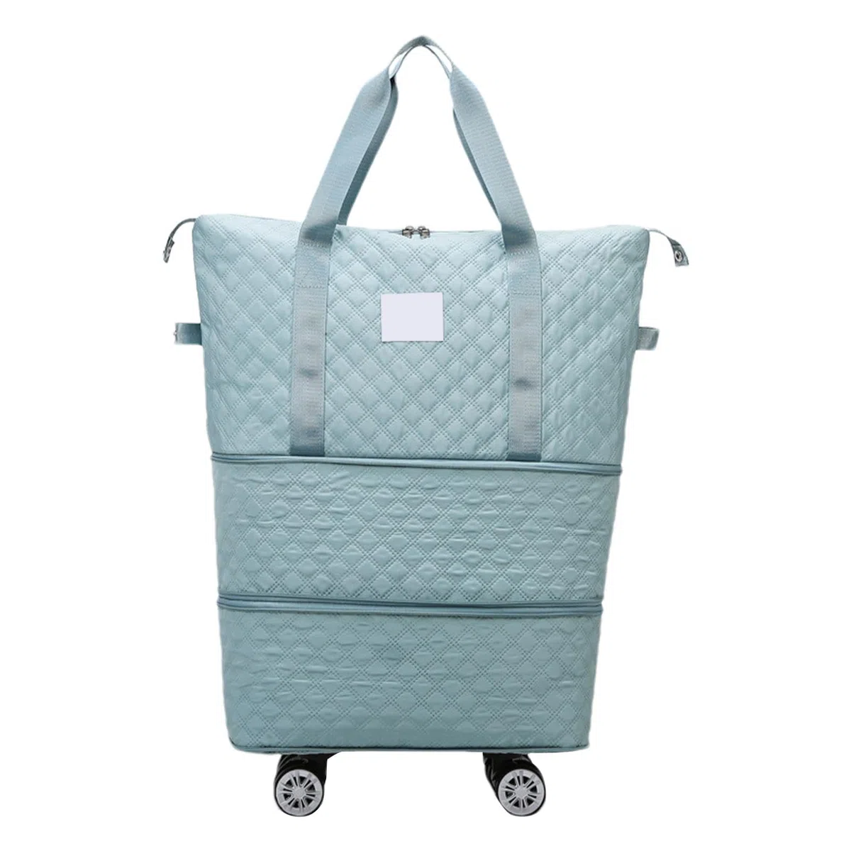 Bolsa de viaje con ruedas – Bolsa de viaje con ruedas desmontables – Equipaje de mano expandible, maleta de lona de gran capacidad para esposa, padres, Blue, Refer to , Unisex | Equipaje de mano expandible, maleta de de gran capacidad para esposa, padres,