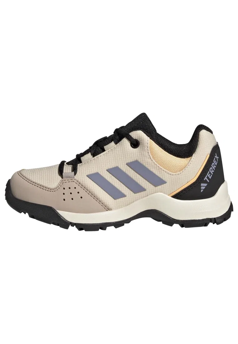 adidas Unisex niños Terrex Hyperhiker Low Hiking Shoes, Sand / Silver Violet / Acid Orange, 36 2/3 EU