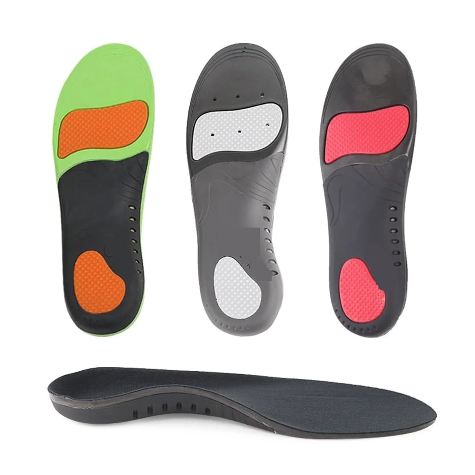 Plantillas De Soporte Plantillas ortopédicas for zapatos plantilla Plantar cómoda for pies almohadilla for calzado deportivo soporte for arco suela de zapato tamaño: 36-50