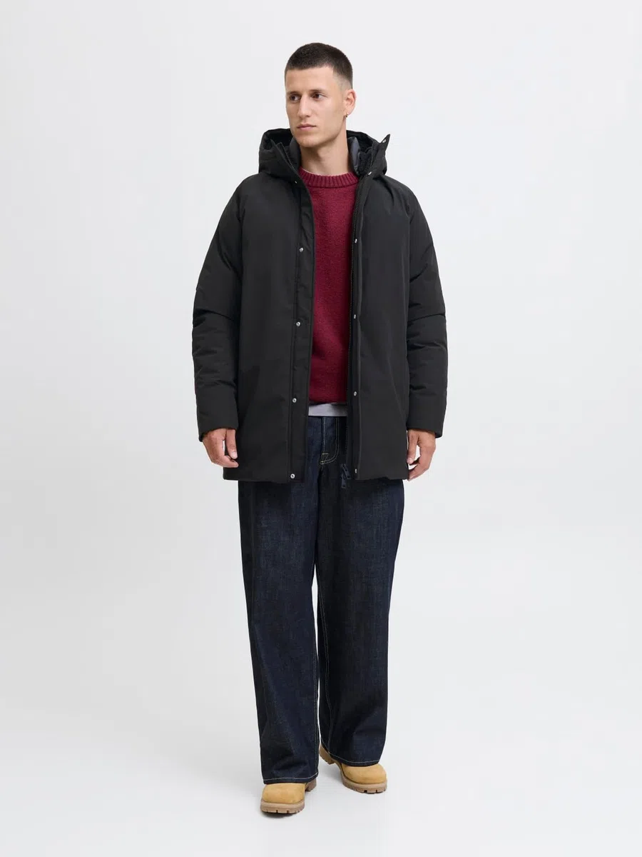 JACK & JONES Jjewood Parka Sn Jjewood Parka Sn Hombre (Pack de 1)