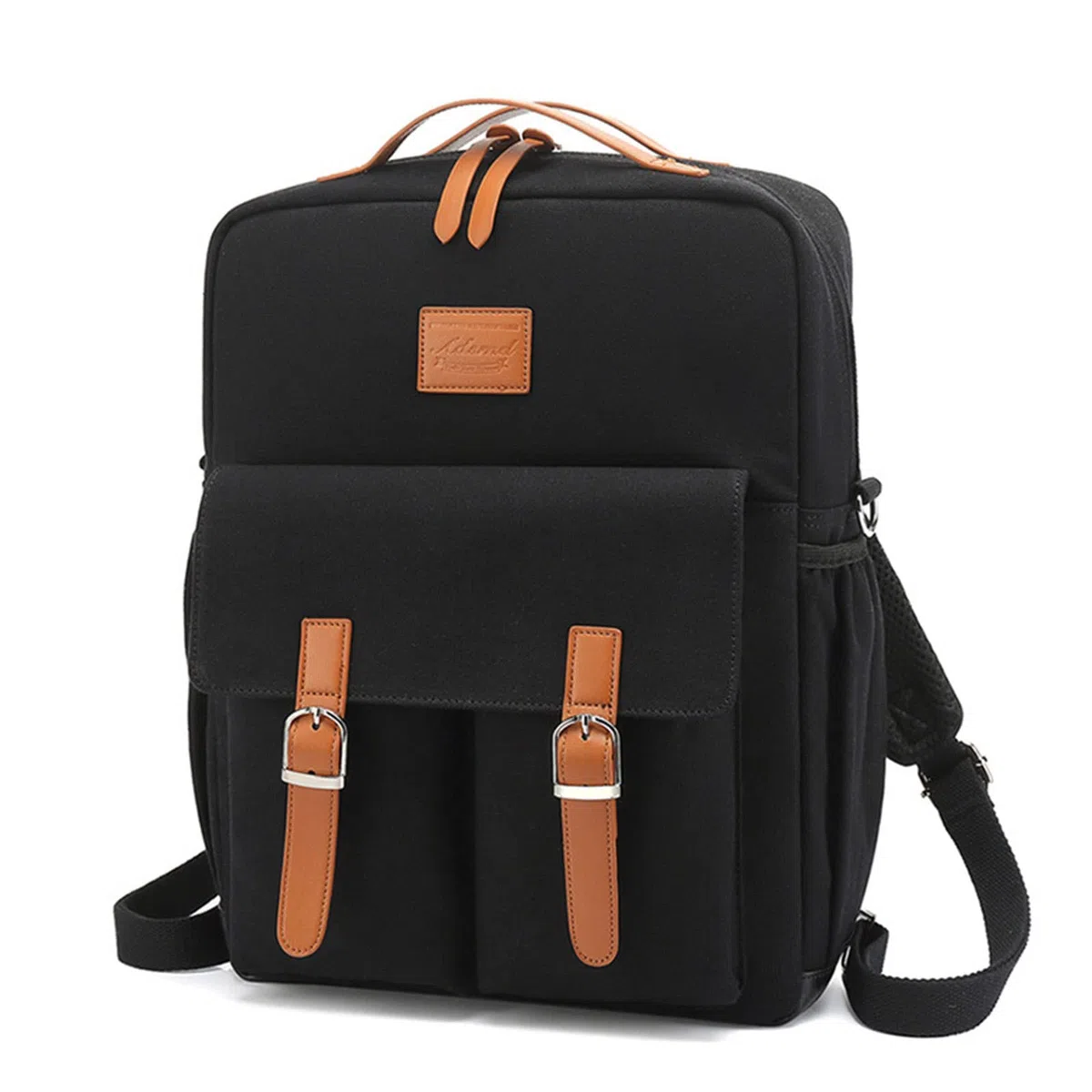 AADECOR Mochila Escolar Ligera Mochila Informal Mochila universitaria para portátil de 14" para Hombres y Mujeres Mochila de Viaje Resistente al Agua、 Mochilas antirrobo,Black