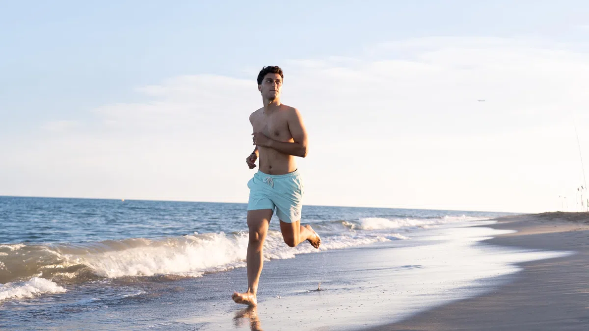 Surf Monkey Bañador Hombre Quick-Dry - Volley Short de Natación