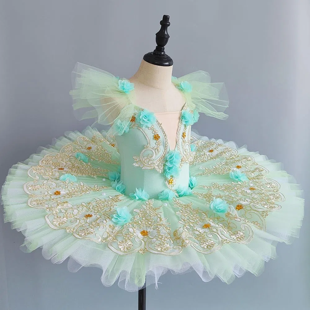 Vestido Tutú Ballet Niñas, Falda Danza Princesa Fiesta Infantil