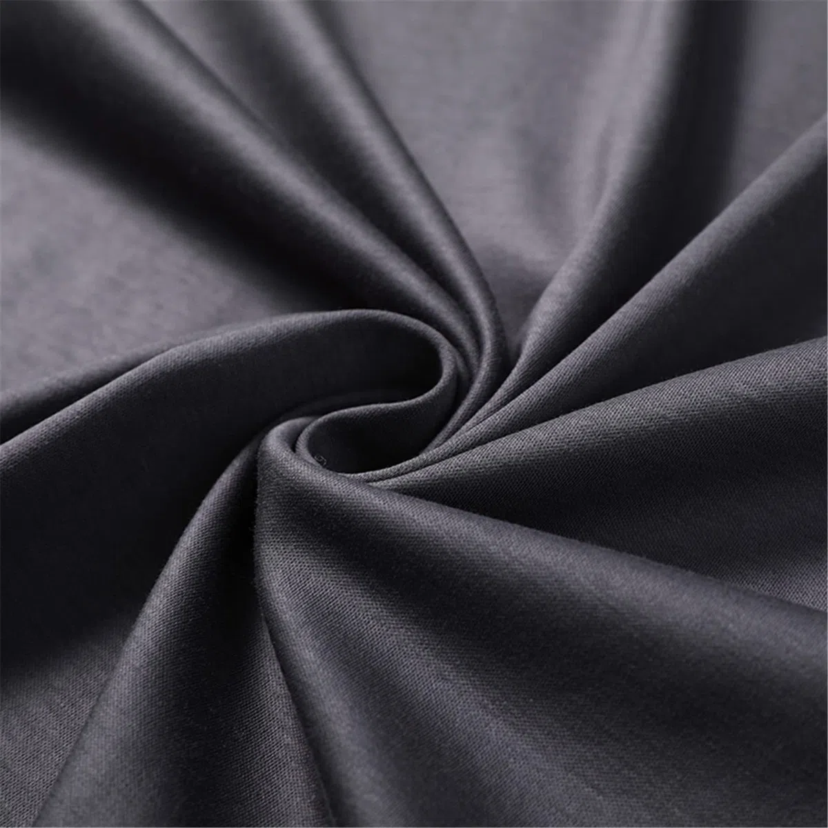 Moda cuello en V Color sólido algodón suave camiseta hombres manga larga Tops casual ropa para hombre, azul, XXL