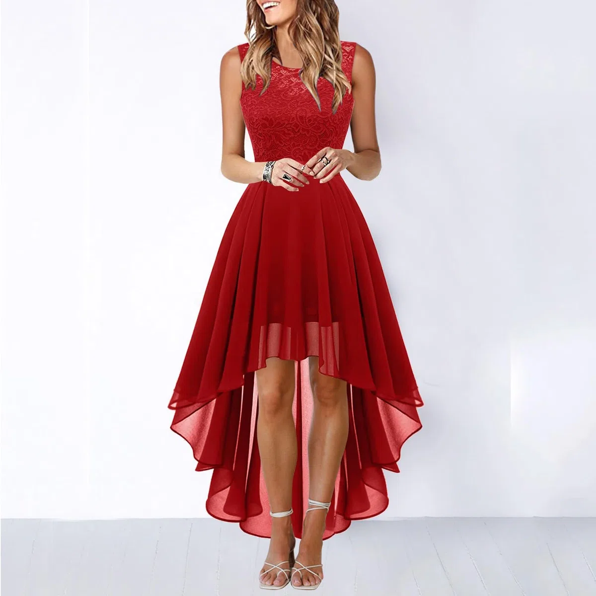 Vestidos casuales de color sólido para mujer, vestido de verano de encaje 2026, casual, primavera, vacaciones, a la moda, para adolescentes, graduación, playa, fiesta, trabajo, elegante, para mujer