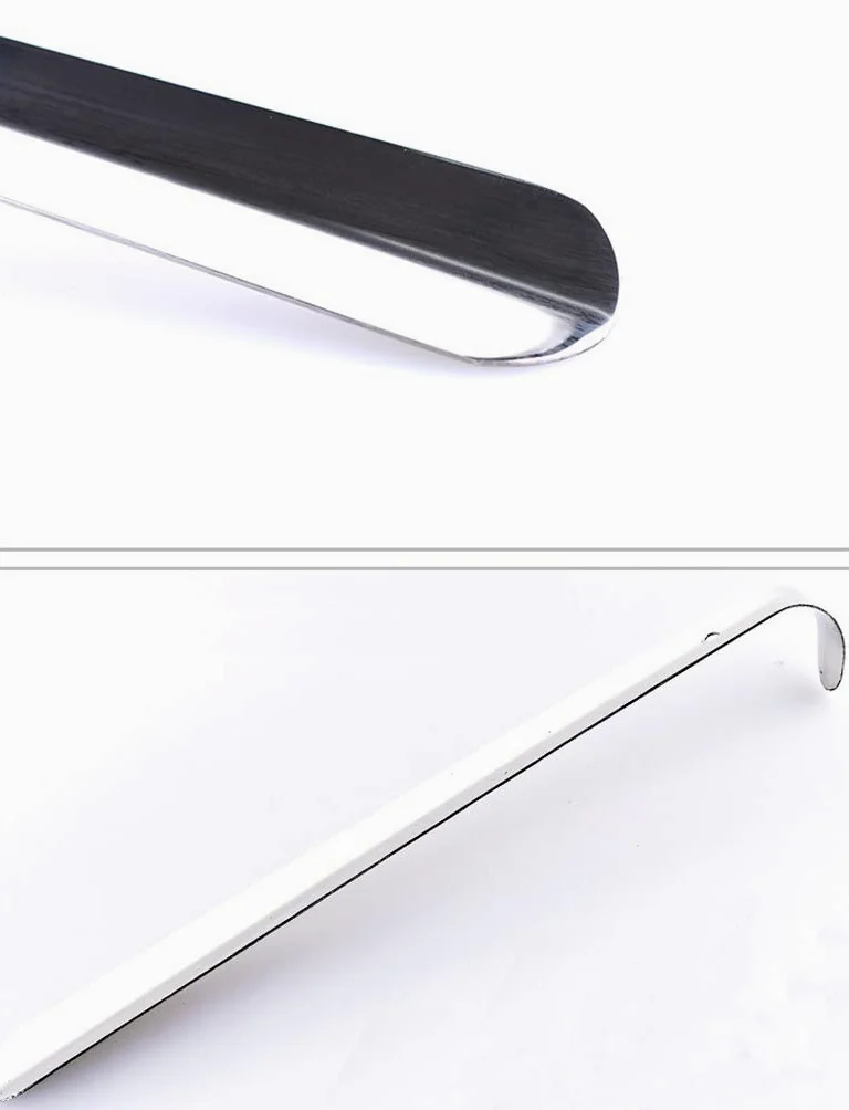 Calzador de Acero Inoxidable con Mango Largo Metal ，Calzador(Stainless Steel 30m)