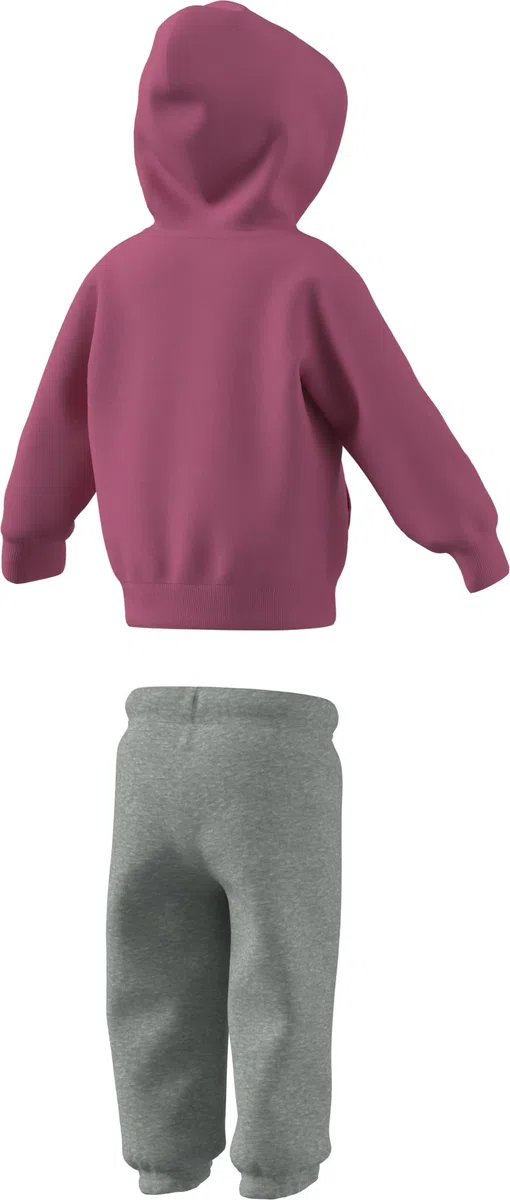 adidas Unisex bebé ESSENTIALS TRACKSUIT, pink fusion/white, 6-9 Months