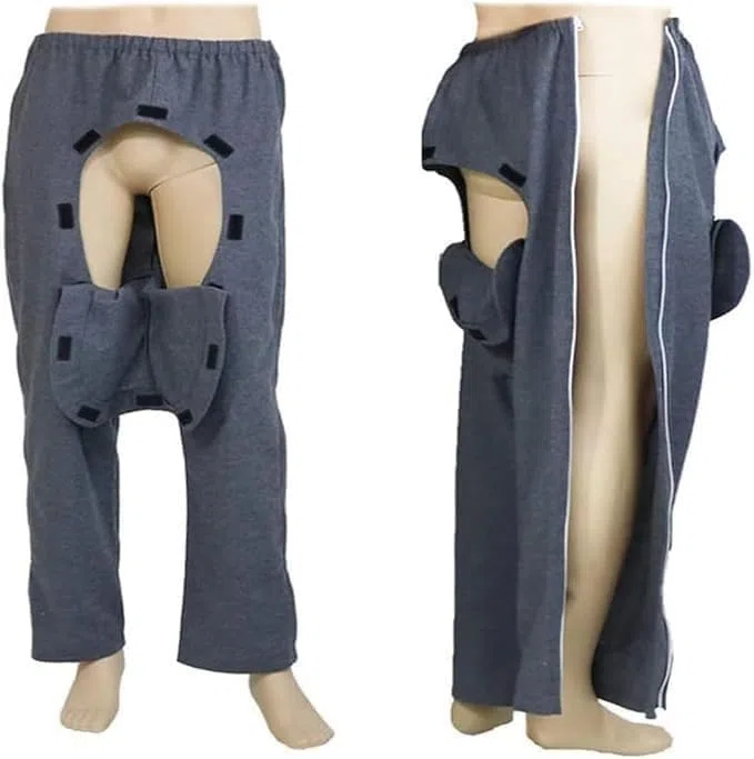 Ropa para pacientes camados Hombres y Mujeres, Mono para pacientes, Mono para rasgar, material de algodón suave,XXL