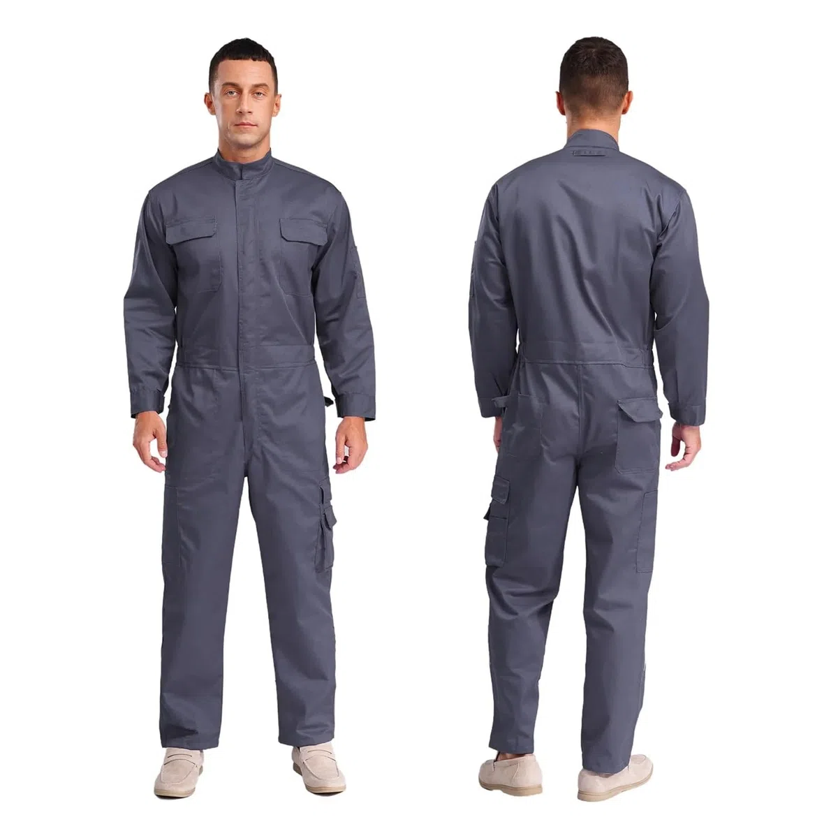 Mono de trabajo resistente al desgaste for hombre, mono de trabajo for fábrica de alimentos, ropa de trabajo, uniforme de trabajo for mecánico, taller de reparación