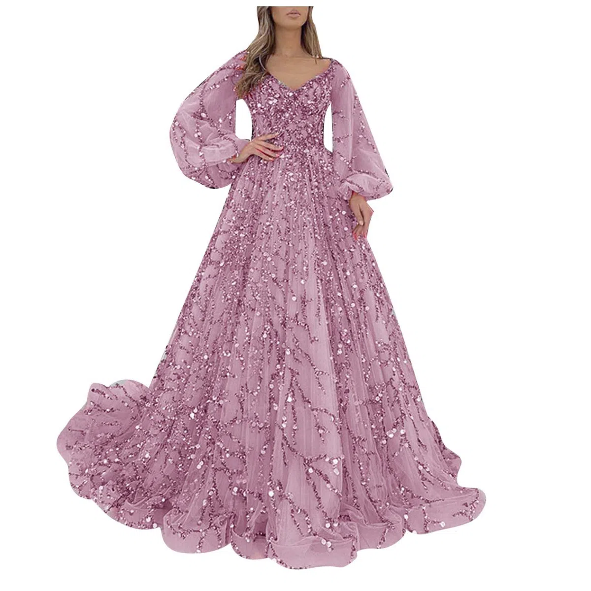 Vestido Mujer Vestidos De Ropa Elegantes Trajes Boda Fiesta Primavera Largos Tallas Grandes Manga Larga Otoño Invitada Invierno Nochevieja