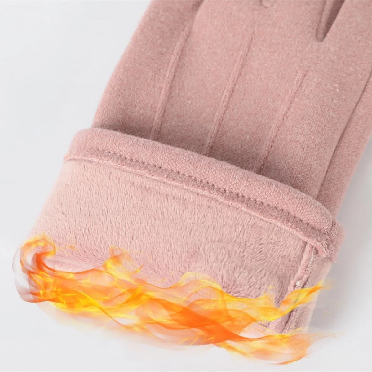 Guantes Viento Deportivos Guantes Cálidos Con Pantalla Táctil De Invierno For Mujer, Gruesos Forro Polar Doble Cara Regalos De Invierno