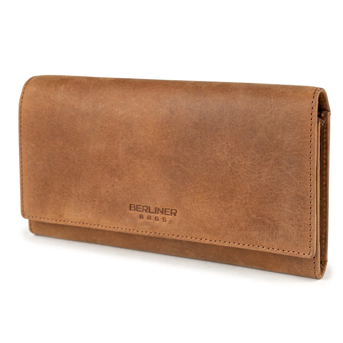 Berliner Bags Iris Monedero sobre Grande de Piel Mujer, 20 Tarjetas, RFID