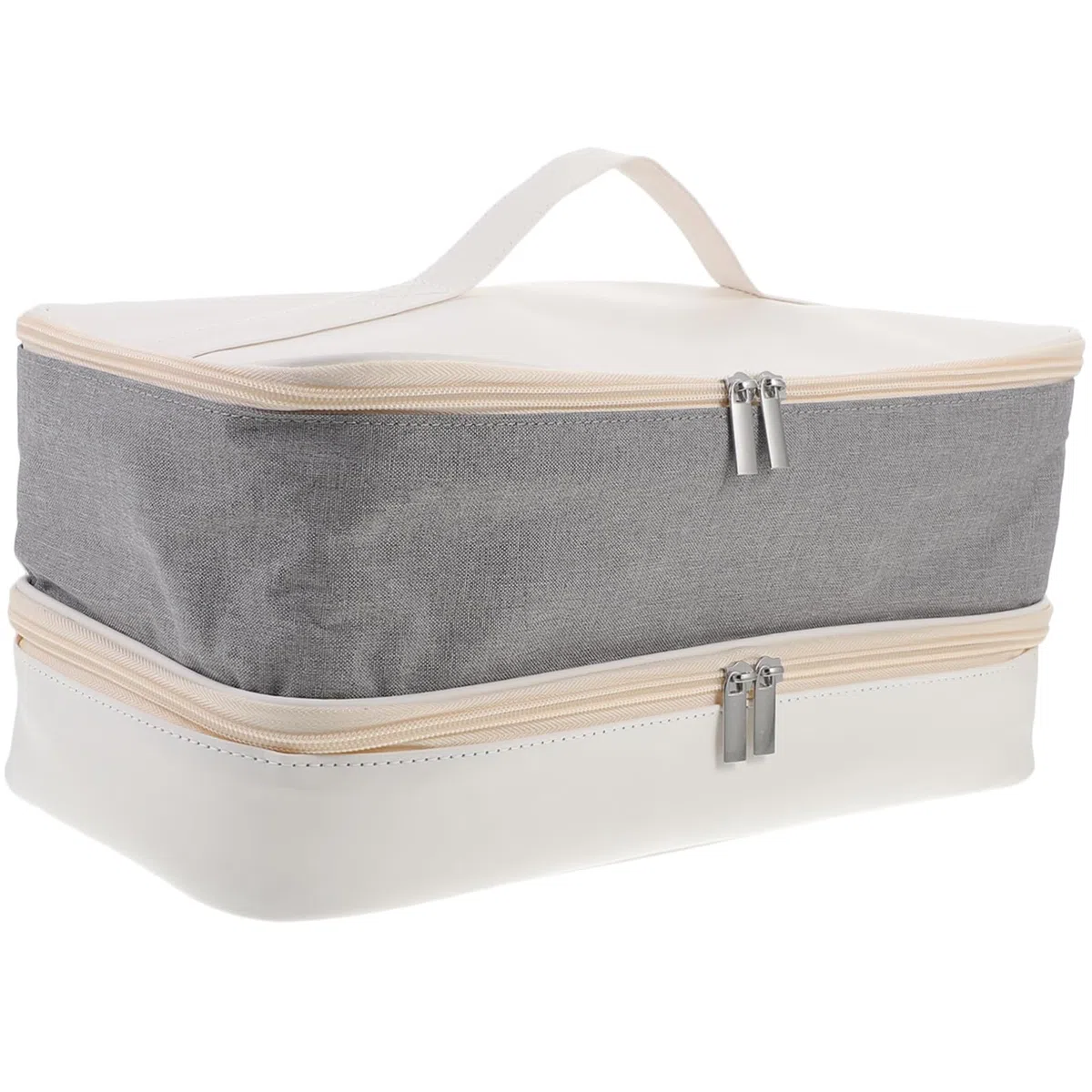 Bolsa De Almacenamiento De De Pelo Organizador De Doble para Secador y Rizador Estuche Portátil De Accesorios De