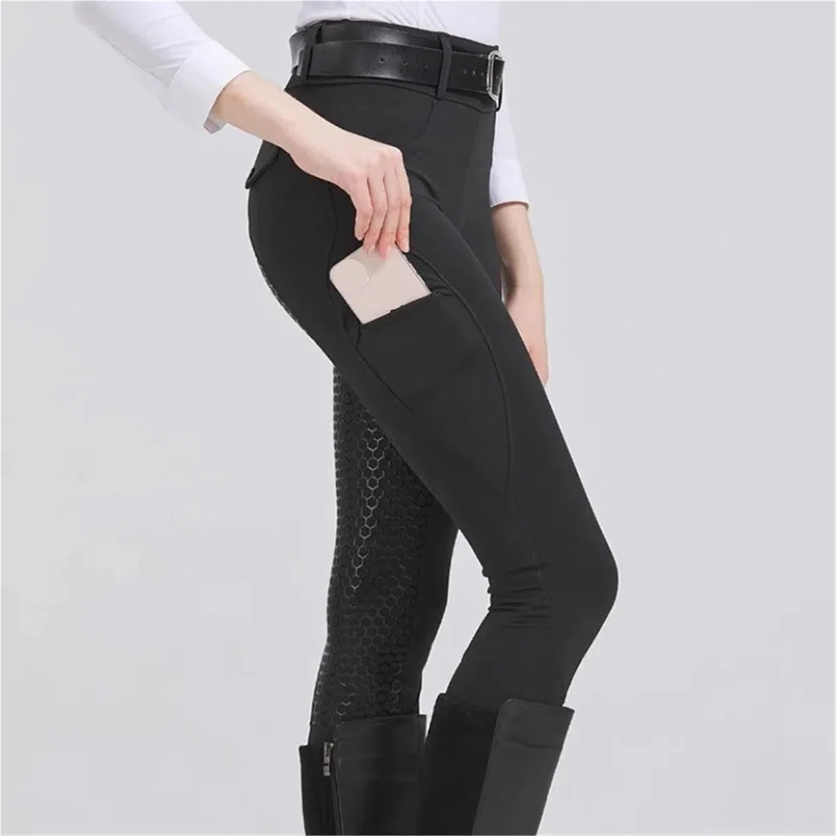 Pantalones de equitación for Mujer, Pantalones Montar con Asiento Completo, Mallas Entrenamiento Ecuestre para Actividades Al Aire Libre