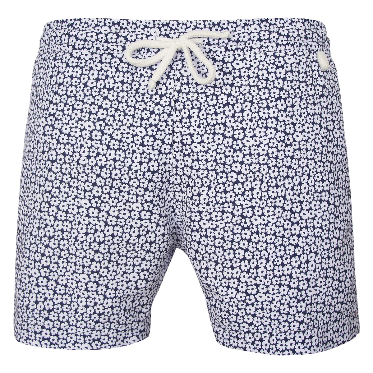 Bañador para Hombre Natación, Diseño de Flores, Color Azul y Blanco - Montauk 800, Azul, XXL